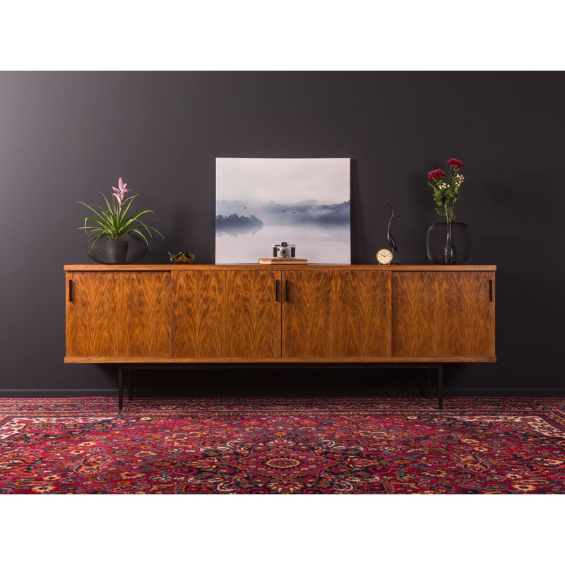 Vintage walnut sideboard, 1950s