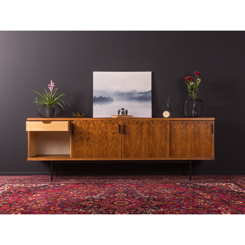 Vintage walnut sideboard, 1950s