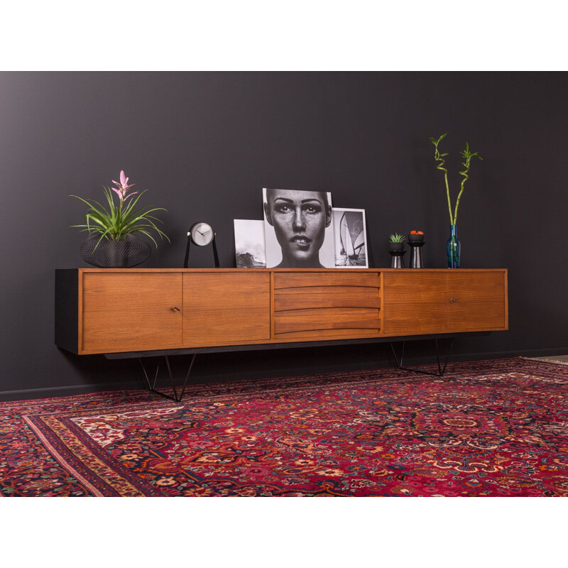 Walnut and formica vintage sideboard, 1960s