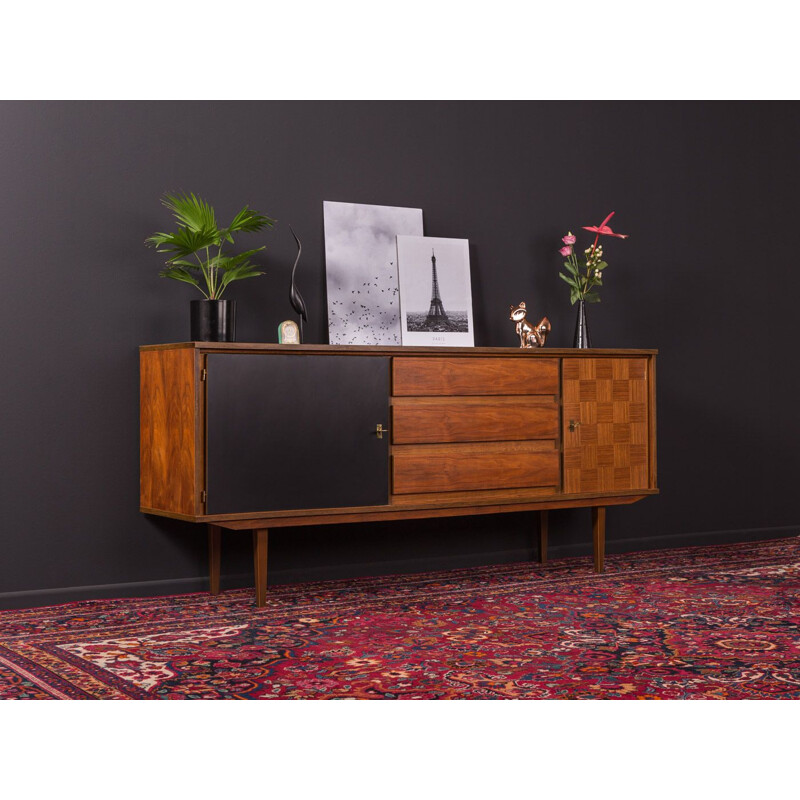 Walnut vintage sideboard, 1960s