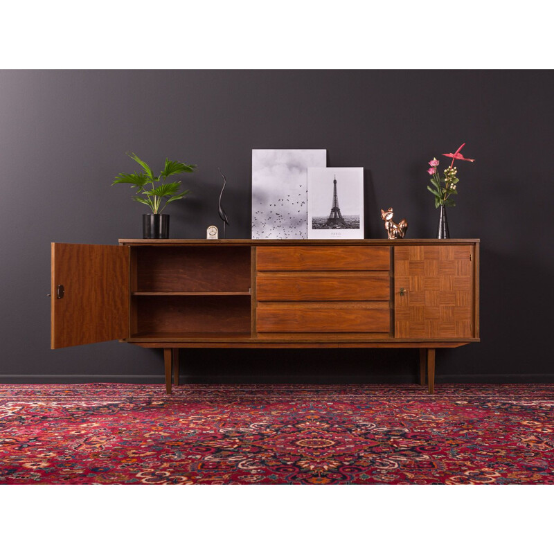 Walnut vintage sideboard, 1960s