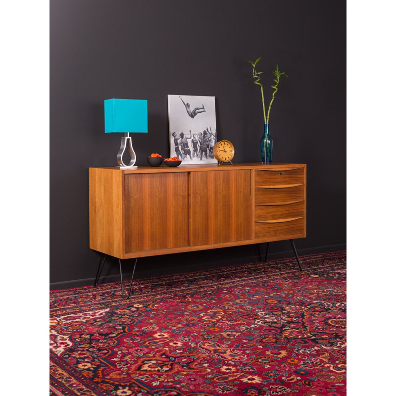 Walnut vintage sideboard, 1950s