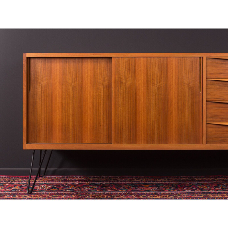 Walnut vintage sideboard, 1950s