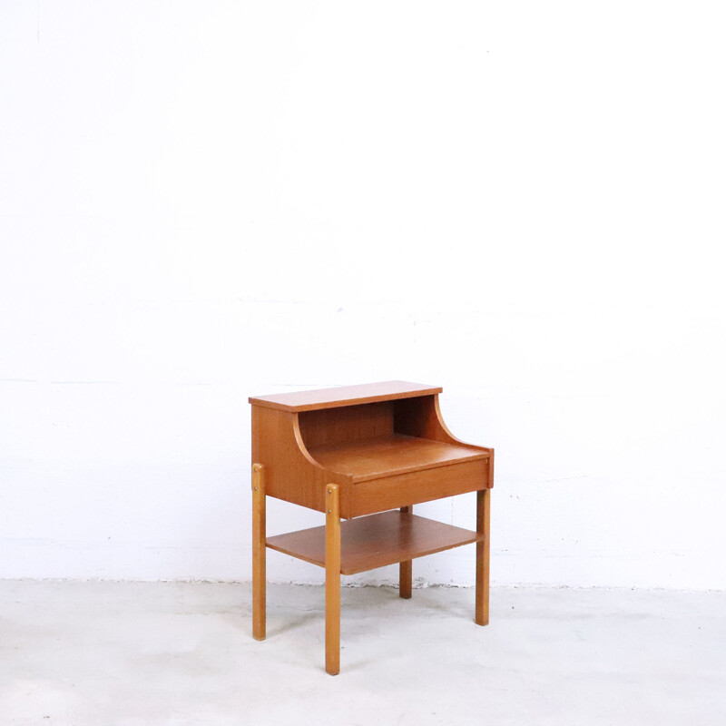 Pair of swedish teak bedside tables, 1960s