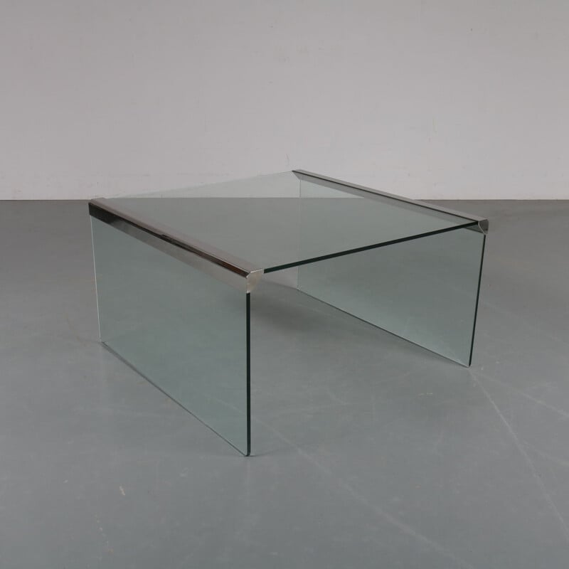 Mesa lateral Vintage por Pierangelo Galotti para Galotti e Radice, Itália, 1970