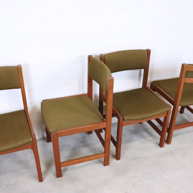 Ensemble de 4 chaises à repas en teck, Suède, 1960