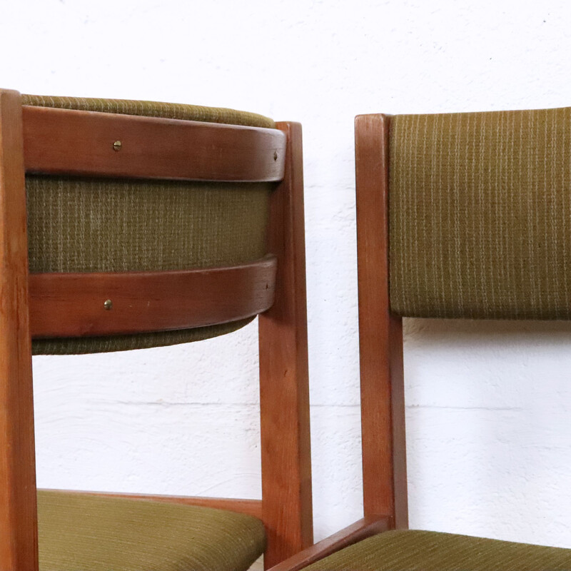 Set of 4 teak dining chairs, Sweden, 1960