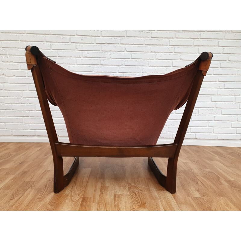 Fauteuil vintage "Trega" de Tormod Alnaes pour Sørliemøbler, 1970