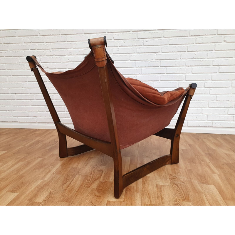 Vintage armchair "Trega" by Tormod Alnaes for Sørliemøbler, 1970s