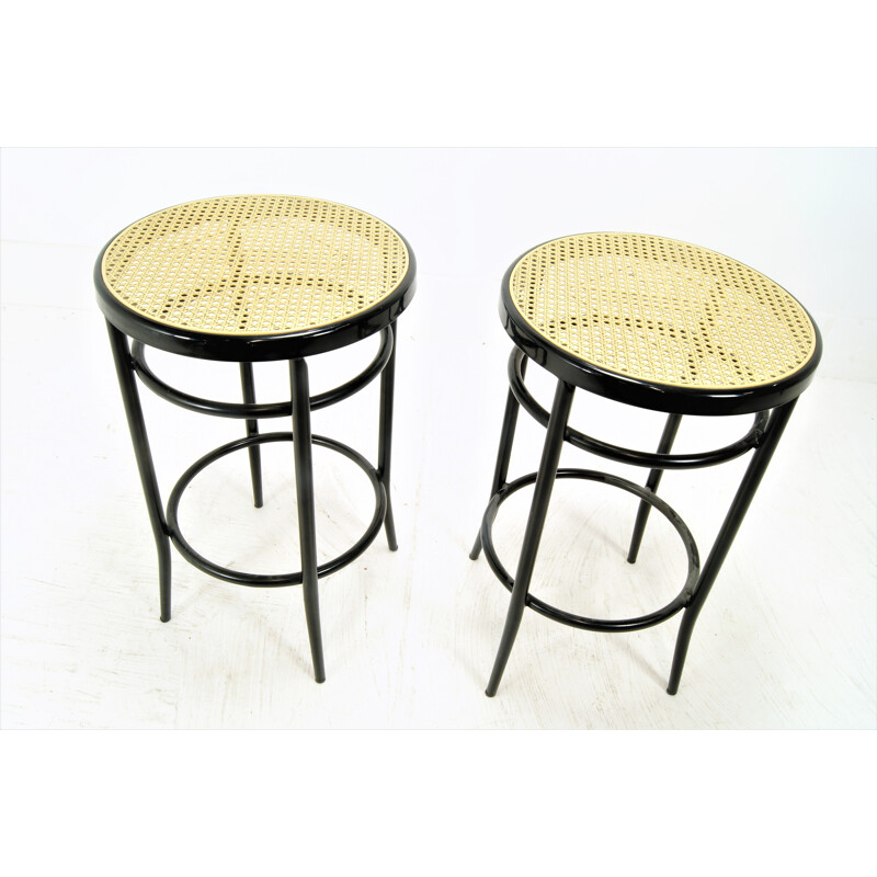 Set of 2 vintage metal bar stools by Brevetti,  Italy