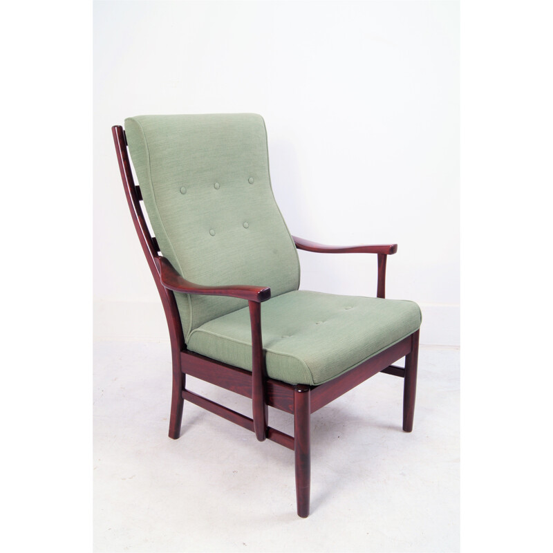 Vintage green lounge set by Farstrup, Denmark, 1990s