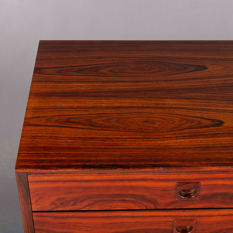 Vintage rosewood chest of drawers by E. Brouer for Brouer Møbelfabrik, 1960s