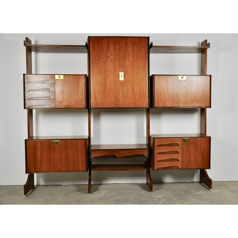 Vintage wall unit by Vittorio Dassi for Dassi, Italy, 1950s