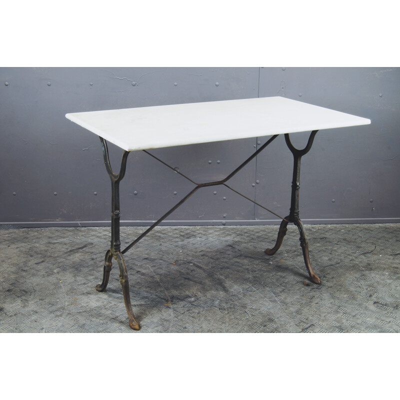 Vintage marble garden table, France, 1930s