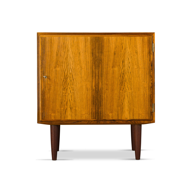 Vintage rosewood chest of drawers by Carlo Jensen for Hundevad & Co, 1960s