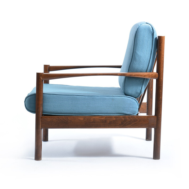 Scandinavian seating set - loveseat and two chairs in rosewood - 1960s