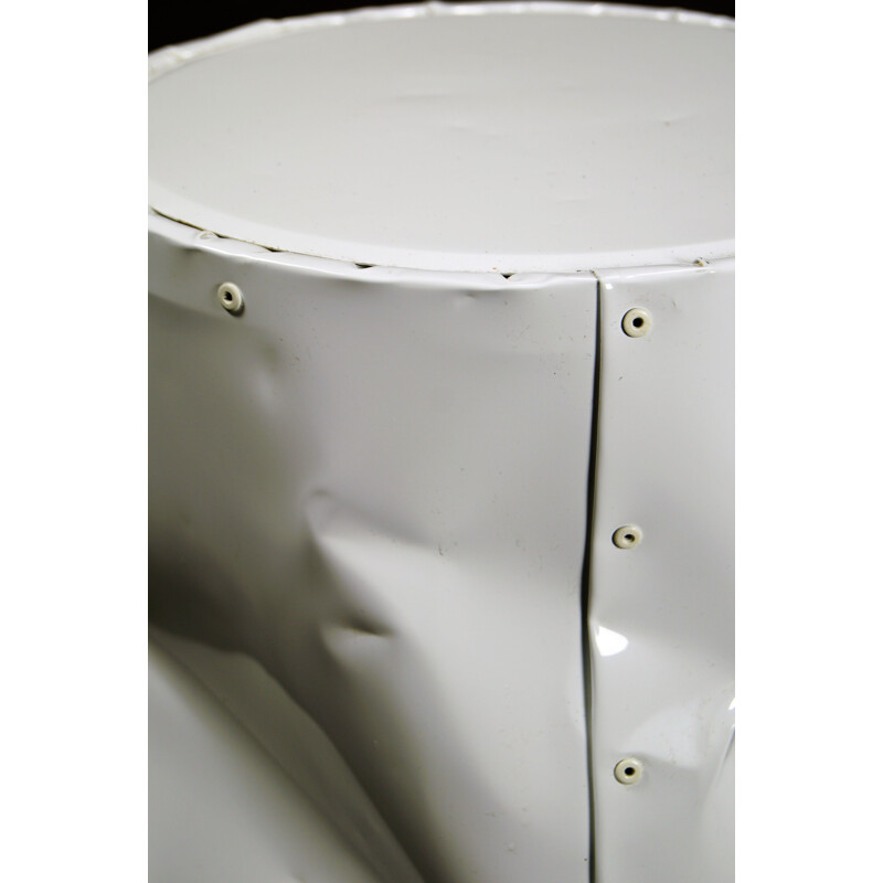 Italian white vintage side table, 1990s