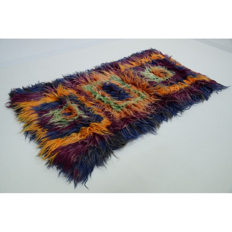 Tapis vintage Space Age, 1970