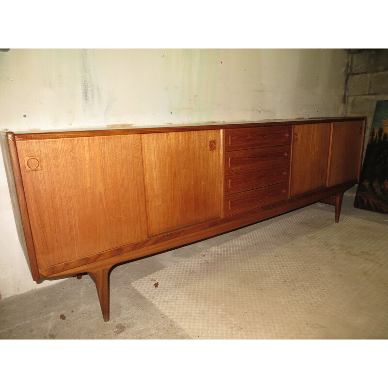 Enfilade scandinave vintage en teck par J.Andersen, 1960