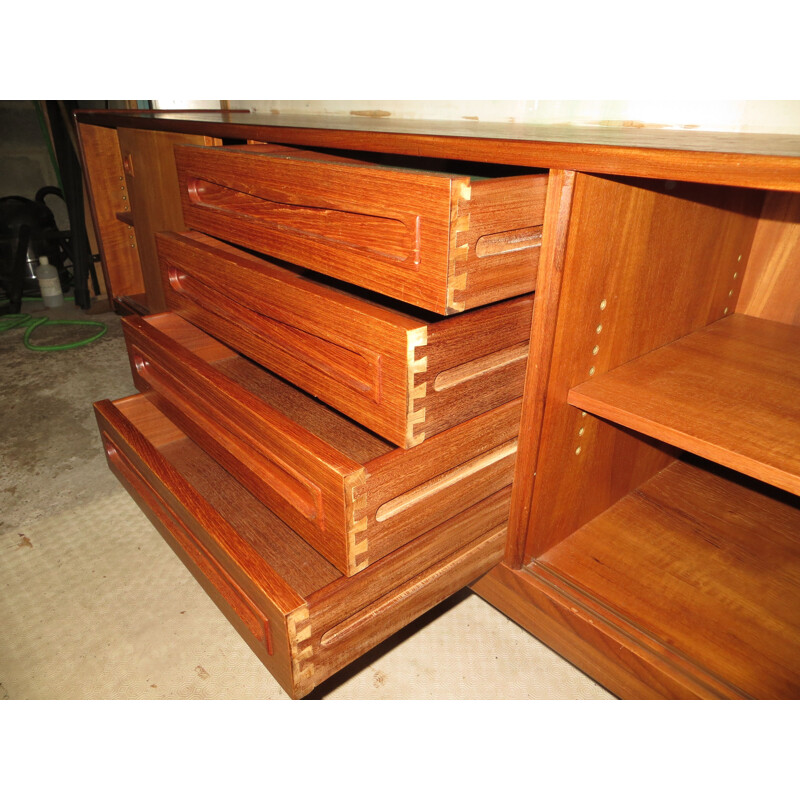 Scandinavian teak sideboard by J.Andersen, 1960s