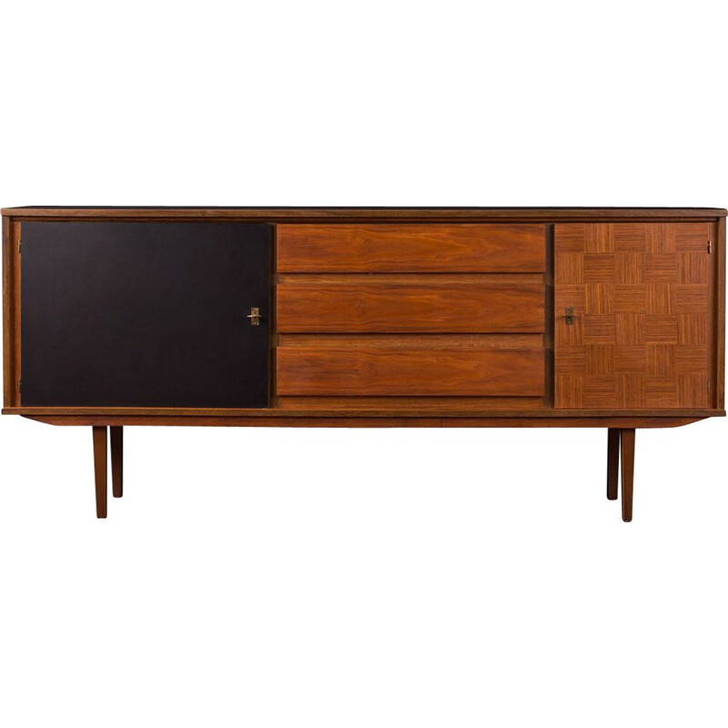 Walnut vintage sideboard, 1960s