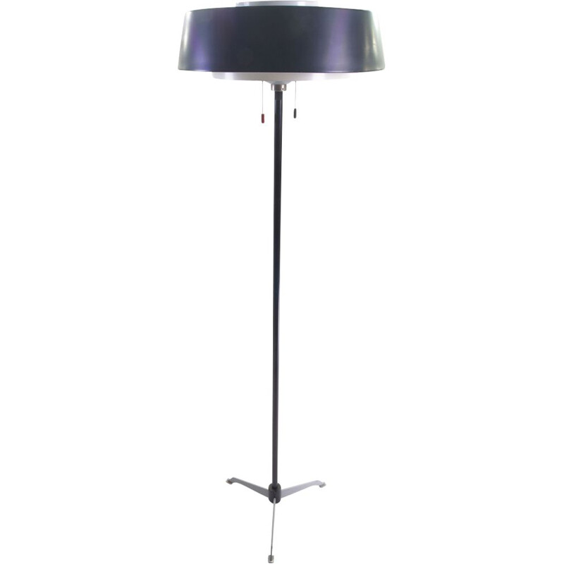 Vintage metal floor lamp by Niek Hiemstra for Evolux, 1960s