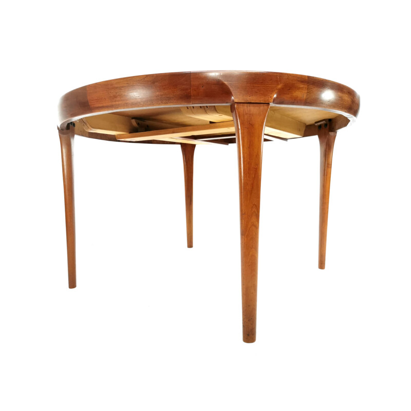 Teak vintage dining table Kofod Larsen for Faarup, 1960s 