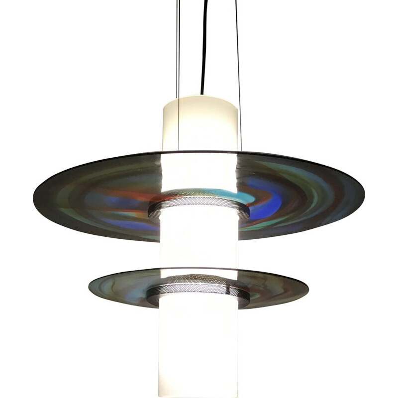 VIntage Murano glass lamp by Missoni, Italy, 1980s