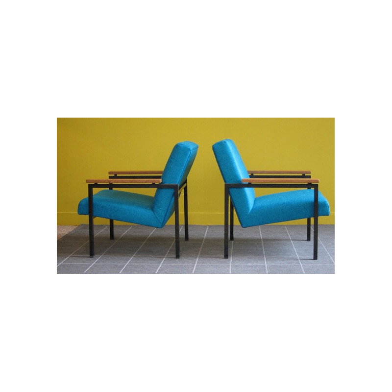 Paire de fauteuils modèle 30, G.VAN DER SLUIS - années 50