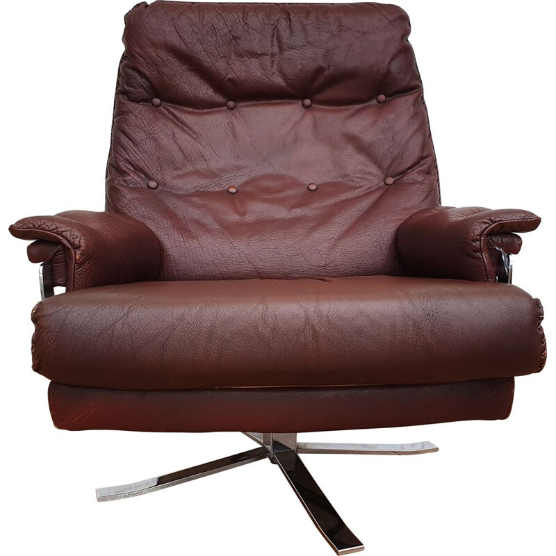 fauteuil vintage en cuir