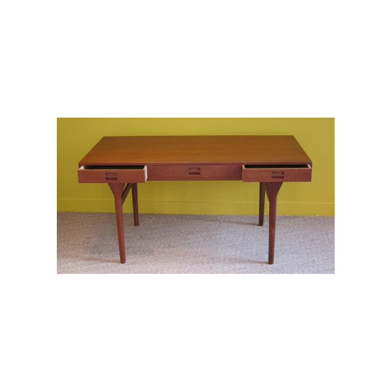 Vintage teak desk, NANNA DITZEL - 1950s 