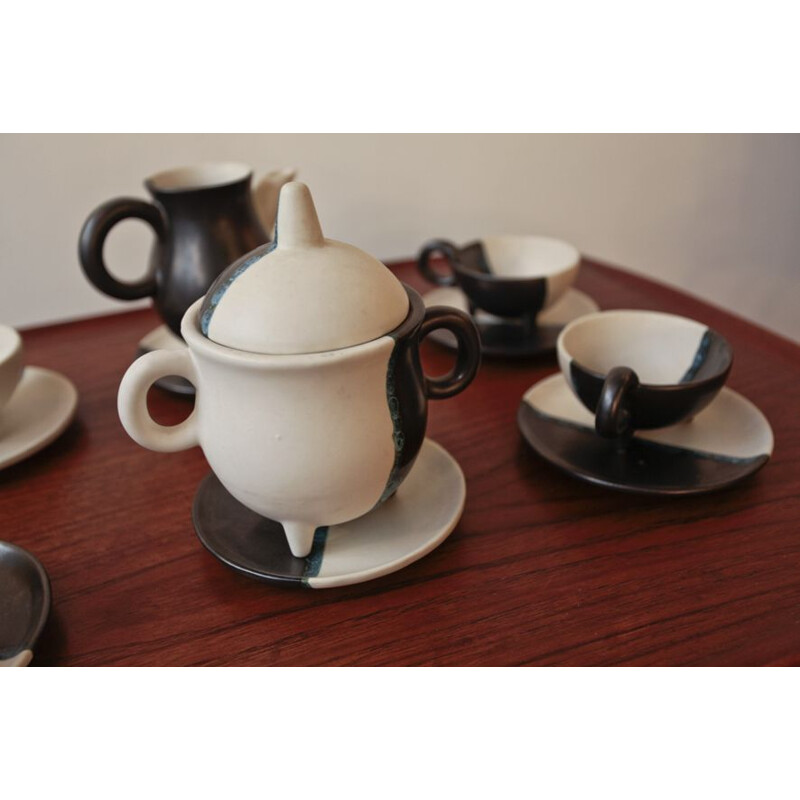 Vintage coffee set de Luc de Vallauris 