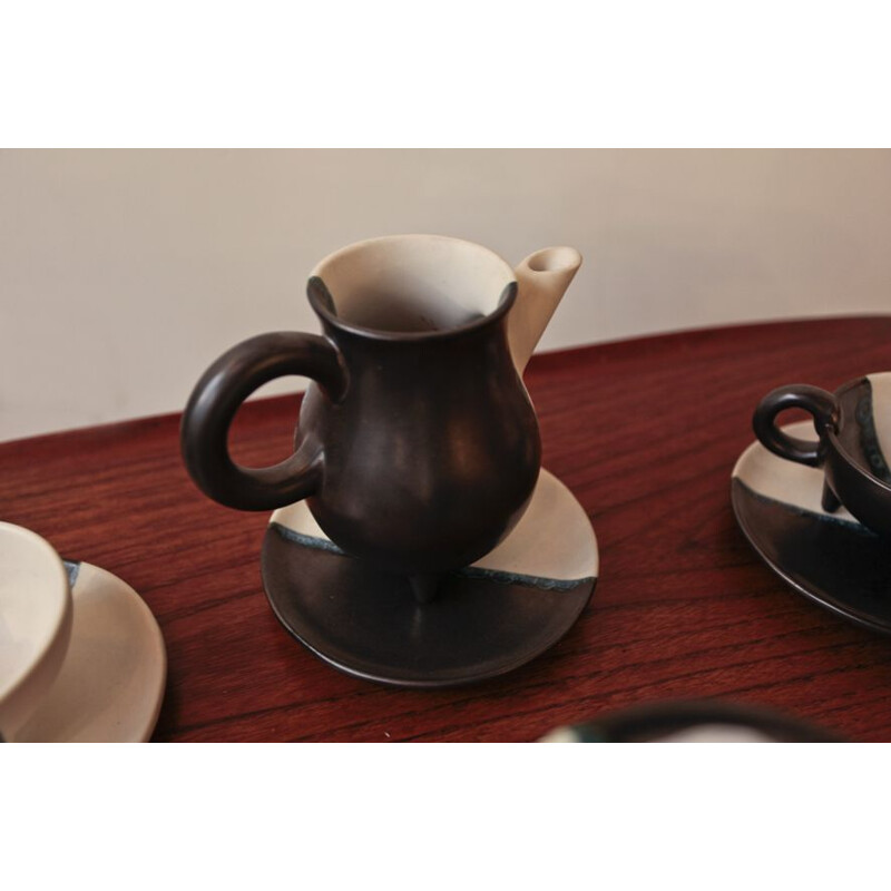 Vintage coffee set de Luc de Vallauris 