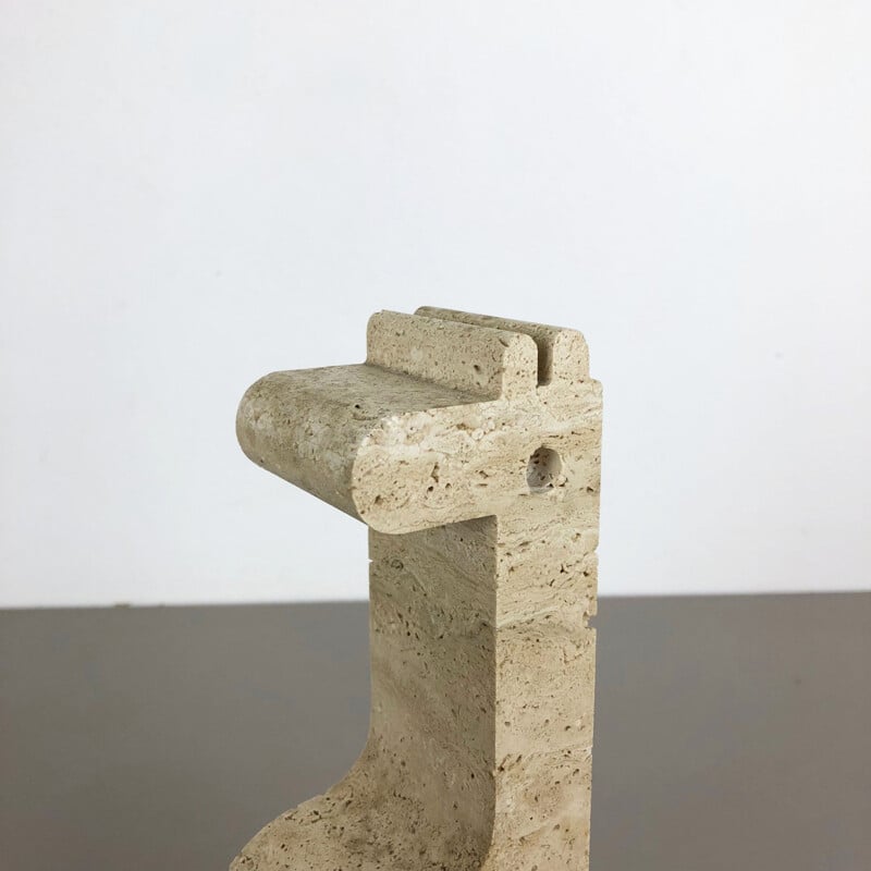 Vintage Modernist Travertine Marble Giraffe Figure by Fratelli Mannelli, Italy, 1970s