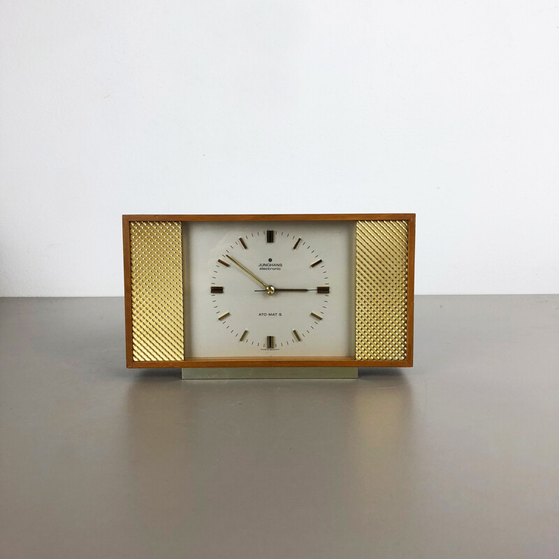 Horloge de table vintage par Junghans Electronic, Allemagne 1960