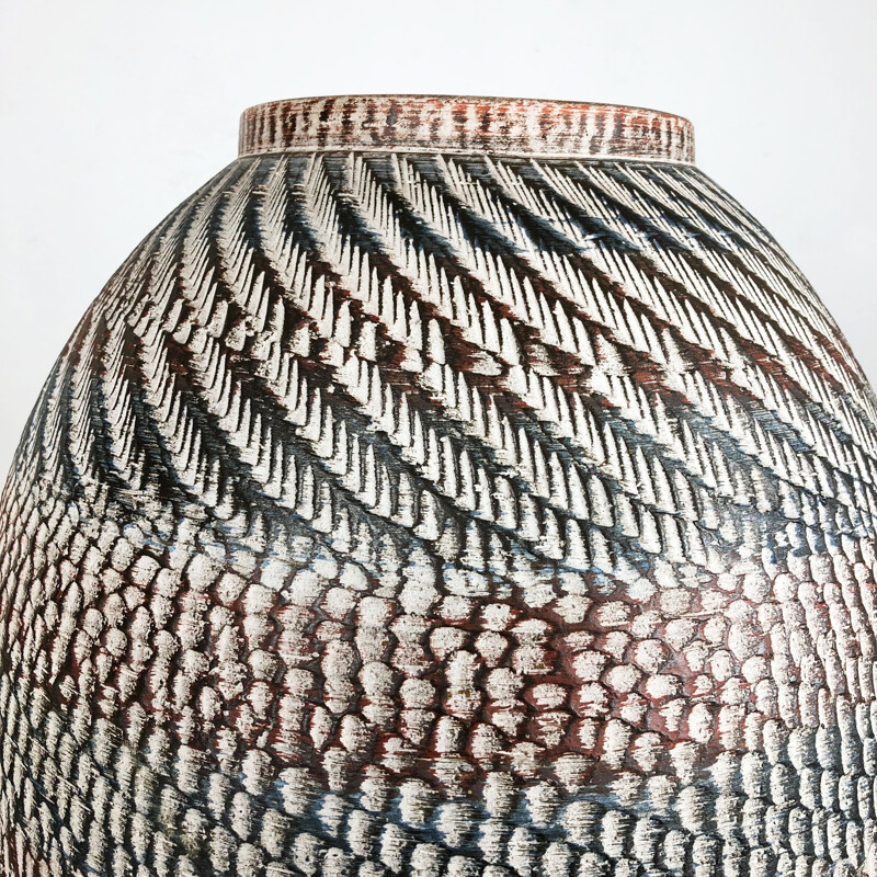 Vase de poterie en céramique vintage par Dümmler et Breiden, Allemagne, 1950