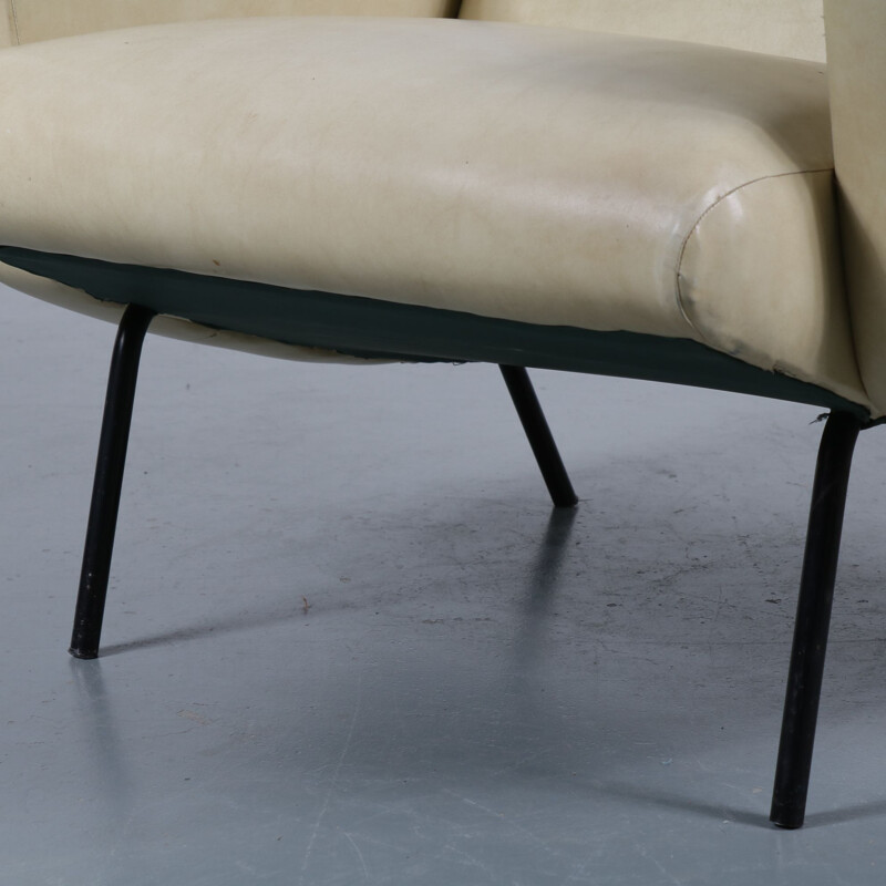 Vintage "Breda" armchair by Pierre Guariche from by Meurop, Belgium, 1960s