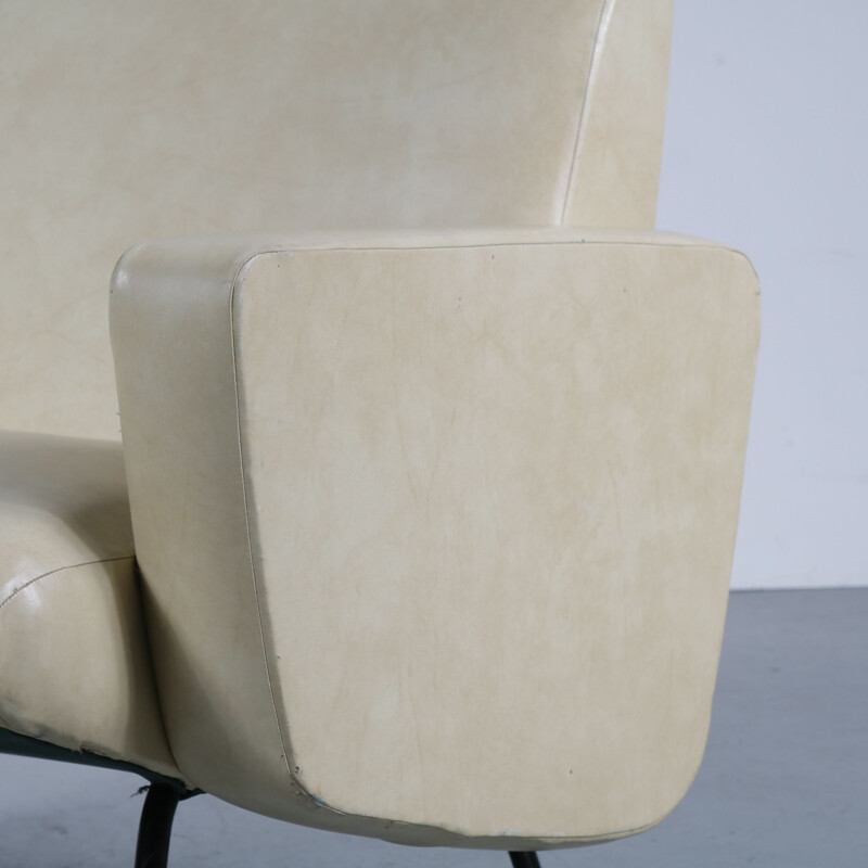 Vintage "Breda" armchair by Pierre Guariche from by Meurop, Belgium, 1960s