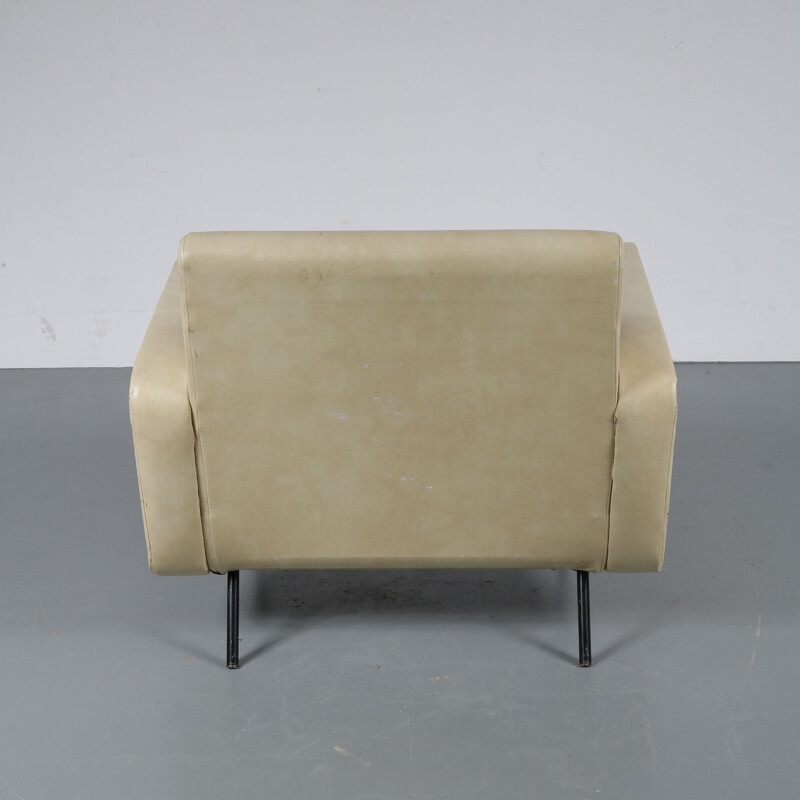Vintage "Breda" armchair by Pierre Guariche from by Meurop, Belgium, 1960s