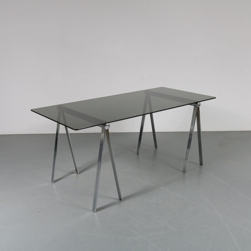 Vintage dining table by Milo Baughman, USA, 1970s