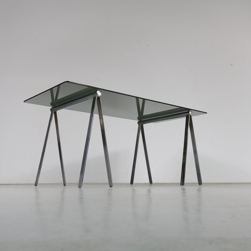 Vintage dining table by Milo Baughman, USA, 1970s