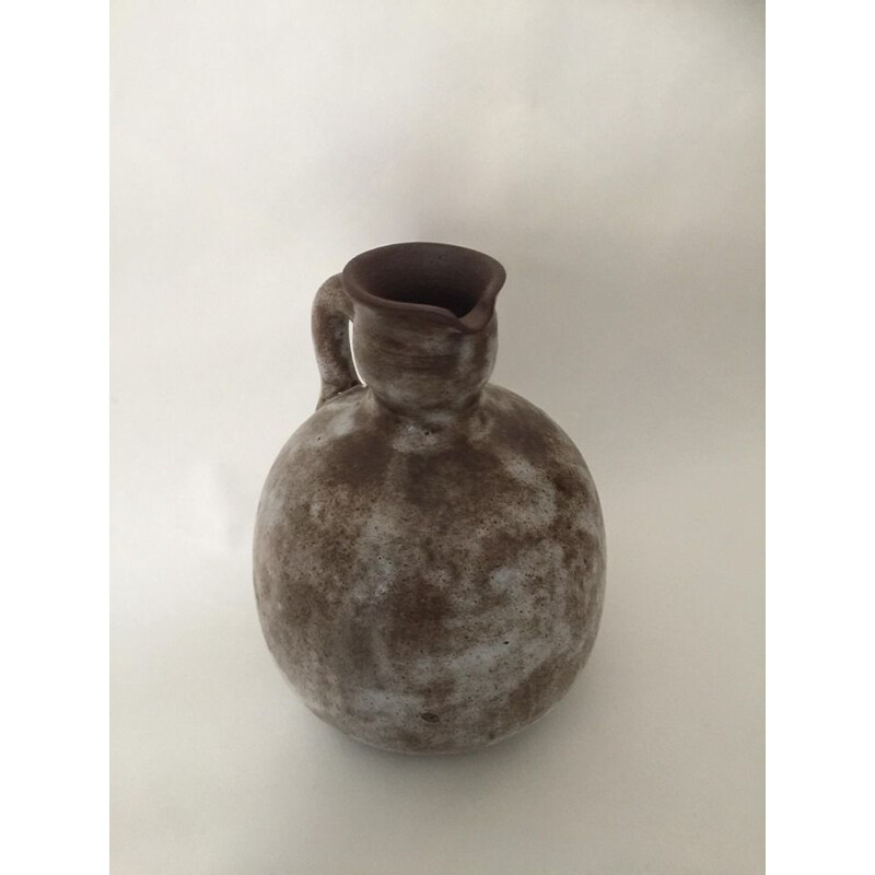 Par de vasos de cerâmica vitrificados de Alexandre Kostanda, França
