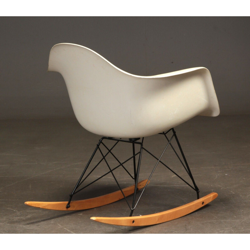 Fauteuil rocking chair vintage par Charles & Ray Eames pour Herman Miller, 1950