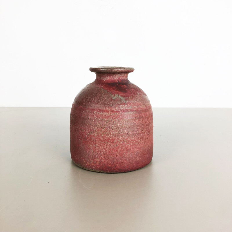 Vase de poterie vintage en céramique par Piet Knepper pour Mobach, Pays-Bas 1960