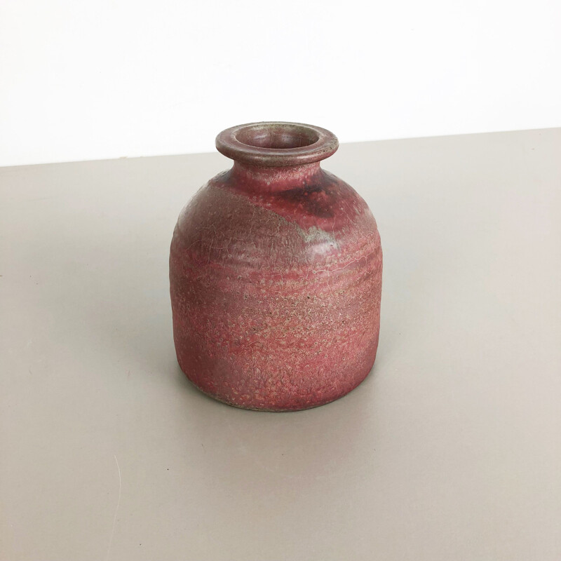 Vintage ceramic pottery vase by Piet Knepper for Mobach, Netherlands 1960