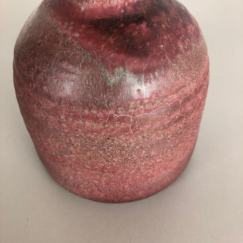 Vintage ceramic pottery vase by Piet Knepper for Mobach, Netherlands 1960