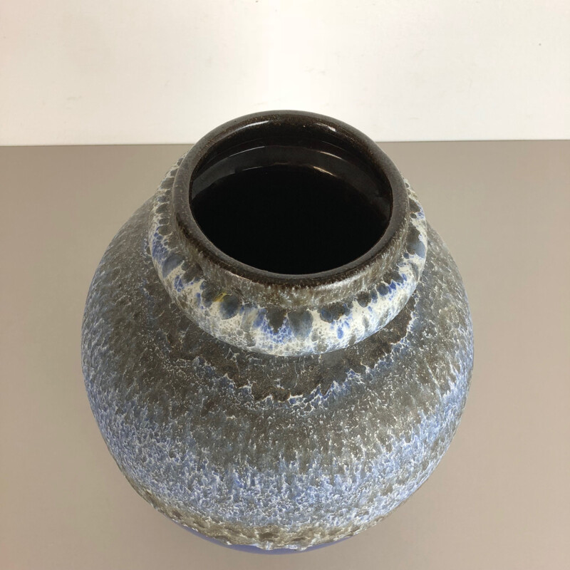 Vintage Vase aus mehrfarbiger Keramik 286-42 von Scheurich, 1970