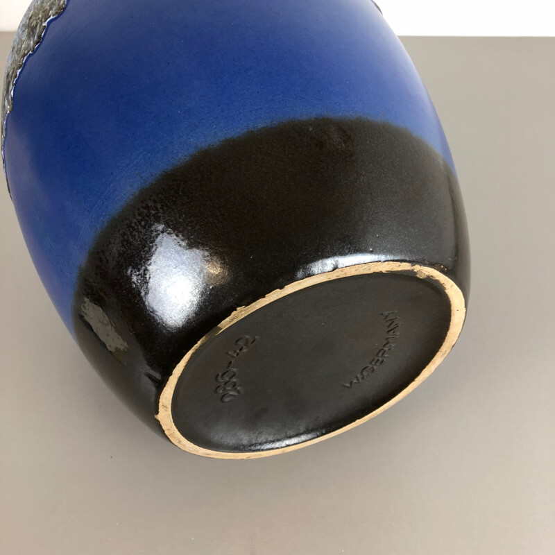 Vintage Vase aus mehrfarbiger Keramik 286-42 von Scheurich, 1970
