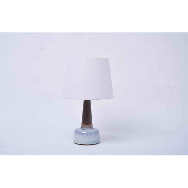 Vintage stoneware table lamp by Einar Johansen for Søholm, Denmark