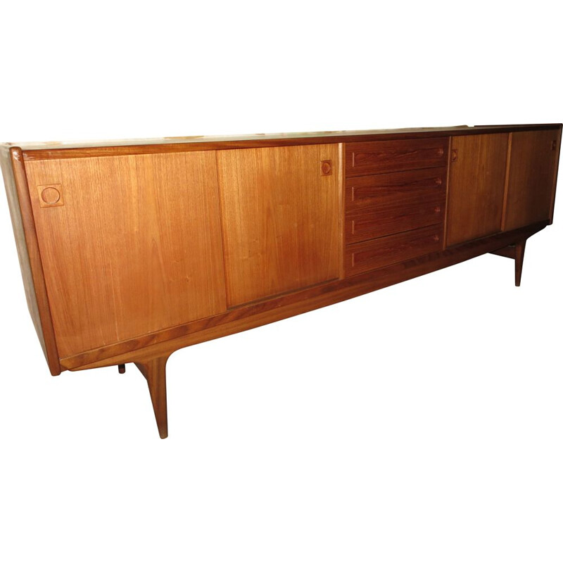 Enfilade scandinave vintage en teck par J.Andersen, 1960